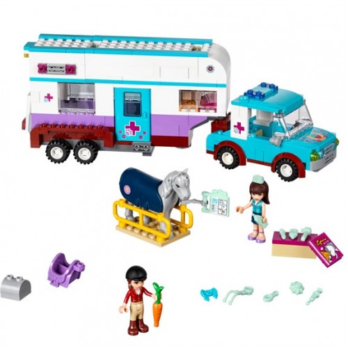 Lego Friends. Ветеринарная машина для лошадок  